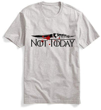 Load image into Gallery viewer, New ARYA STARK  NOT TODAY TShirt Winterfell Trendy Womens T Shirt GOT Fans Gift Tee T-shirt